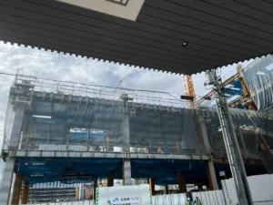 広島駅周辺再開発 2022/07 JPビルディング完成間近