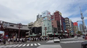 上野駅 → 浅草・雷門
