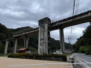 廃線から5年 旧三江線宇都井駅
