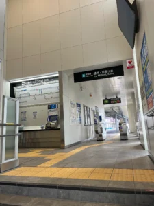 可部線 下祇園駅 新ホームと自由通路